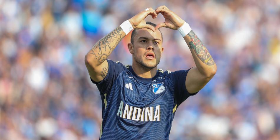 Leonardo Castro en Millonarios vs Equidad