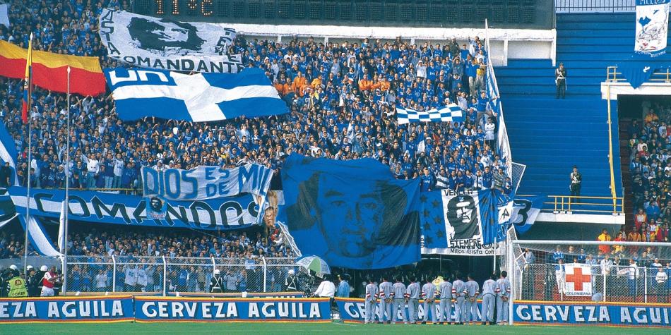 Millonarios y polémica bandera de Gonzalo Rodríguez Gacha