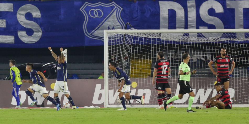 Ruiz en Millonarios vs Flamengo