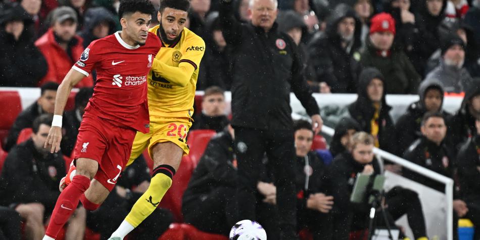 Díaz en Liverpool vs Sheffield