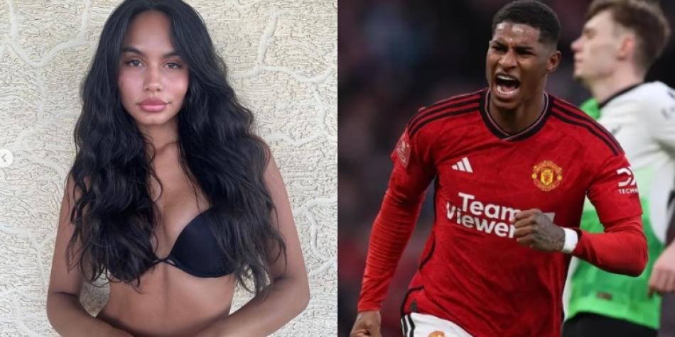 Erica Correa y Marcus Rashford