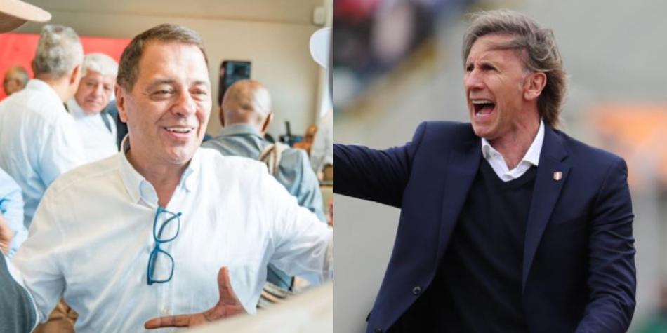 Tulio Gómez y Ricardo Gareca