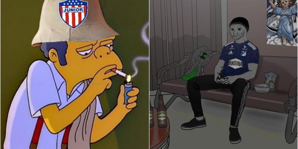 memes Junior vs Millonarios