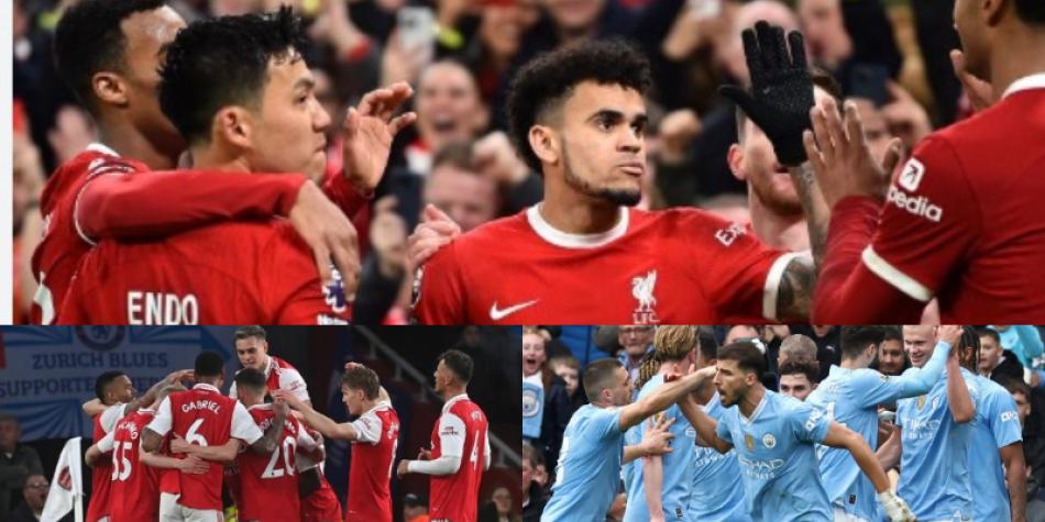 Liverpool, Manchester City y Arsenal