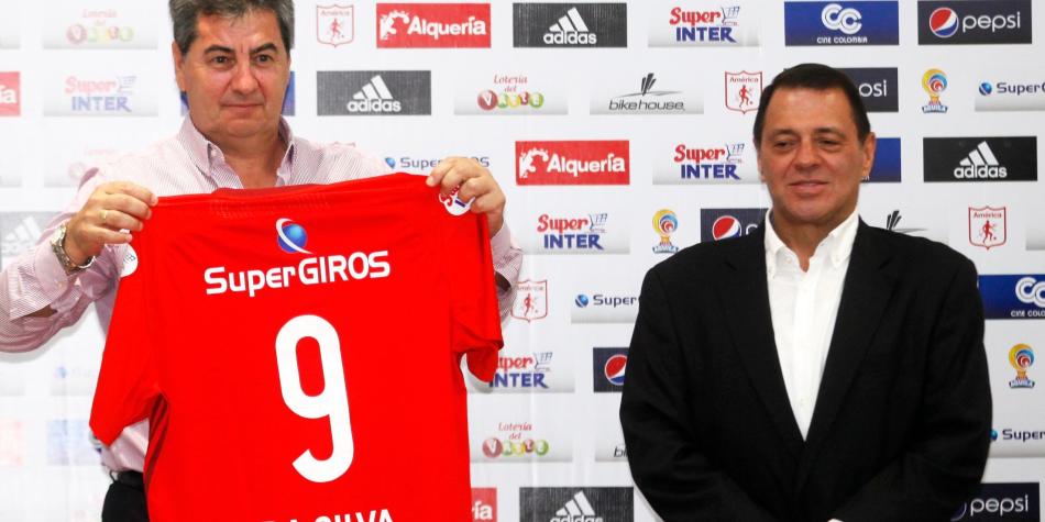Jorge 'Polilla' Da Silva y Tulio Gómez, en 2017