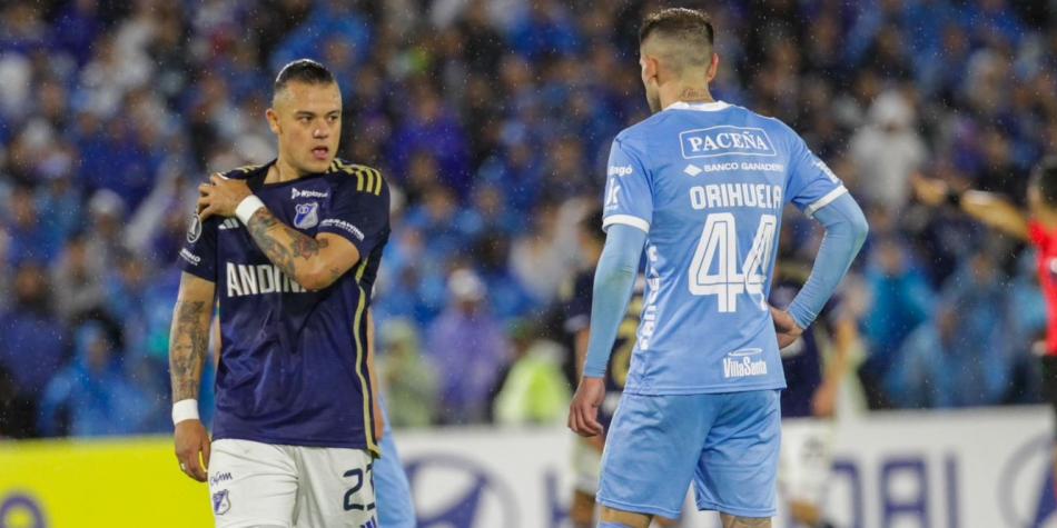 Leonardo Castro, lesionado en Millonarios vs Bolívar
