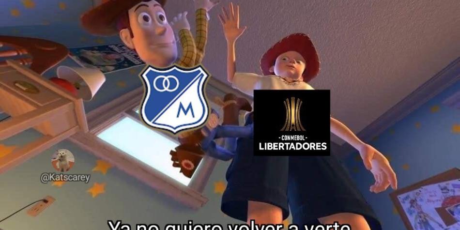 Memes de Millonarios, eliminado de Copa Libertadores
