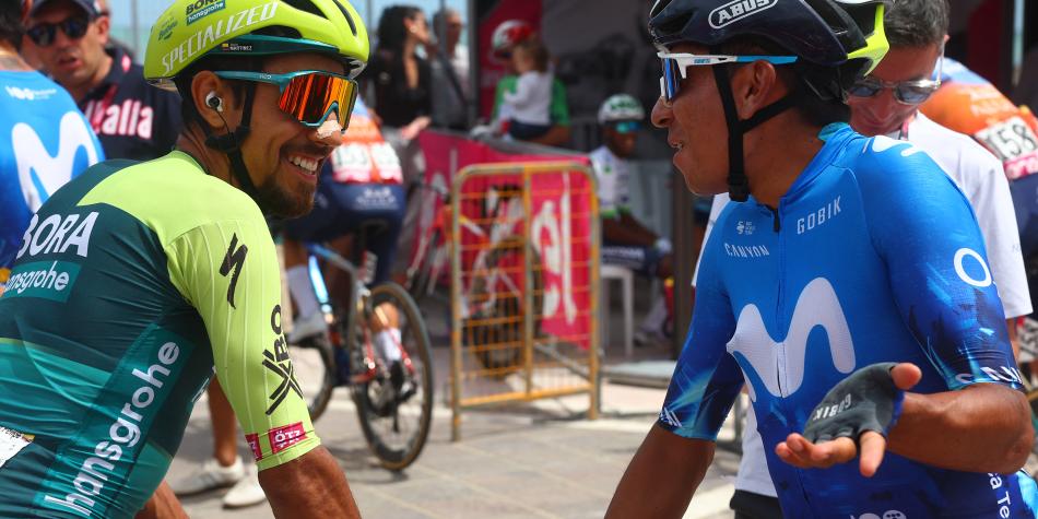 Daniel Felipe Martínez y Nairo Quintana