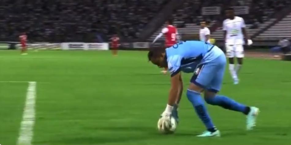 James Aguirre, en Once Caldas vs Santa Fe