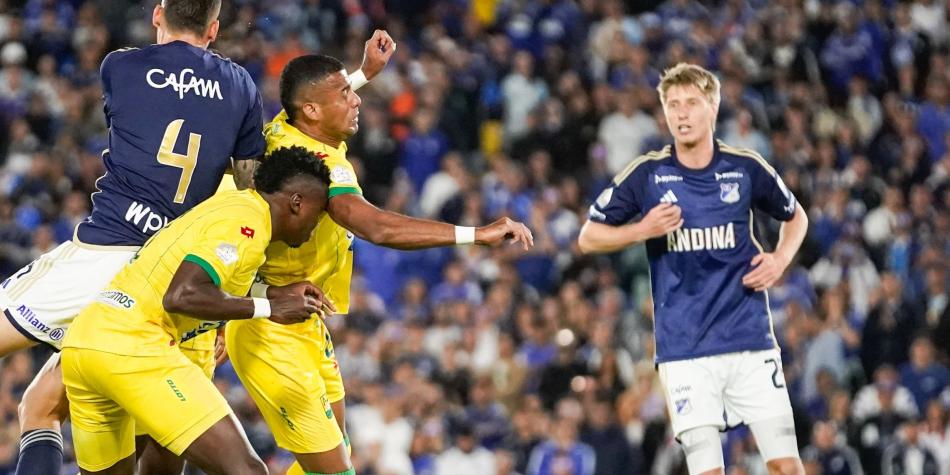 Andrés Llinas en Millonarios vs Bucaramanga