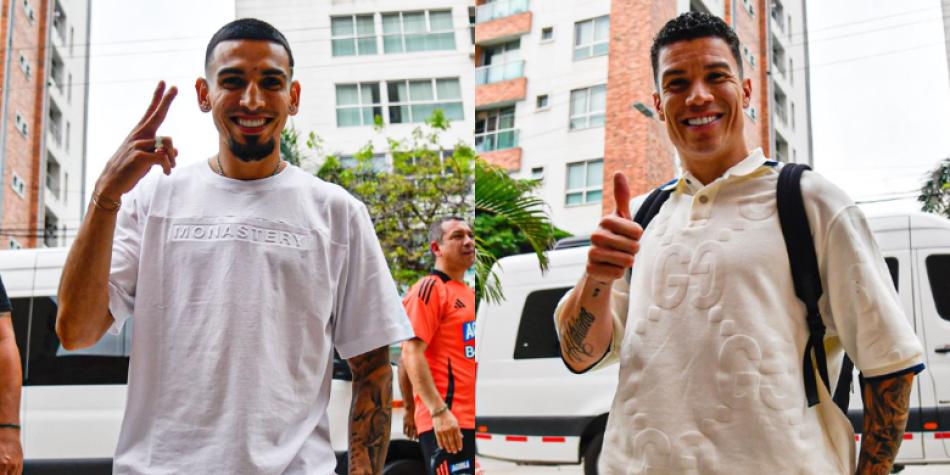 Daniel Muñoz y Matheus Uribe