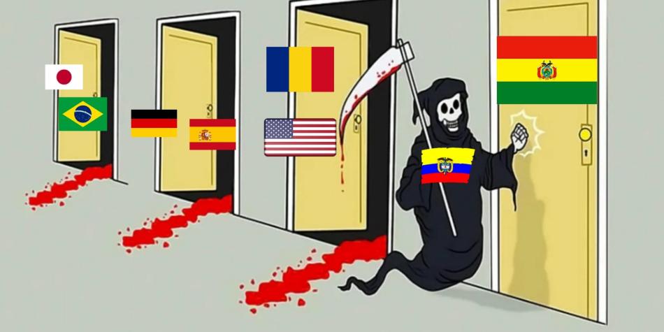 Memes de Colombia vs Estados Unidos