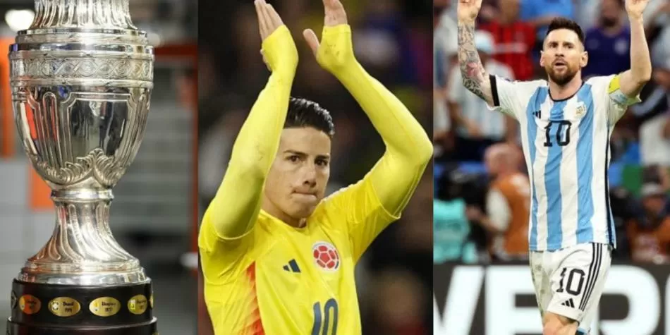 Colombia y Argentina, candidatos en Copa América 2024