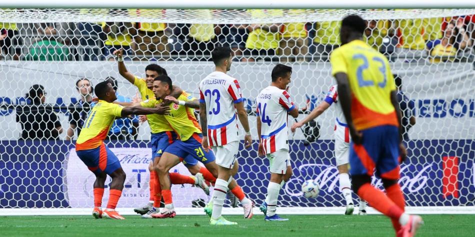 Colombia vs Paraguay en Copa América 2024