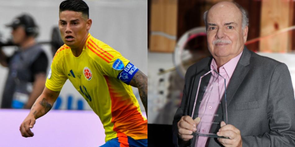 James Rodríguez e Iván Mejía Álvarez