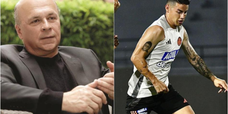 Carlos Antonio Vélez y James Rodríguez