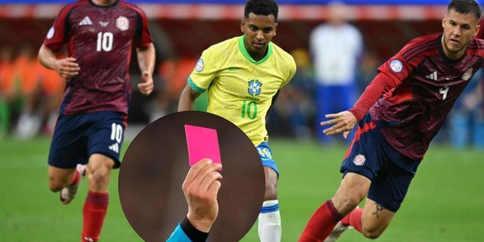 Brasil contra Costa Rica y la tarjeta rosa