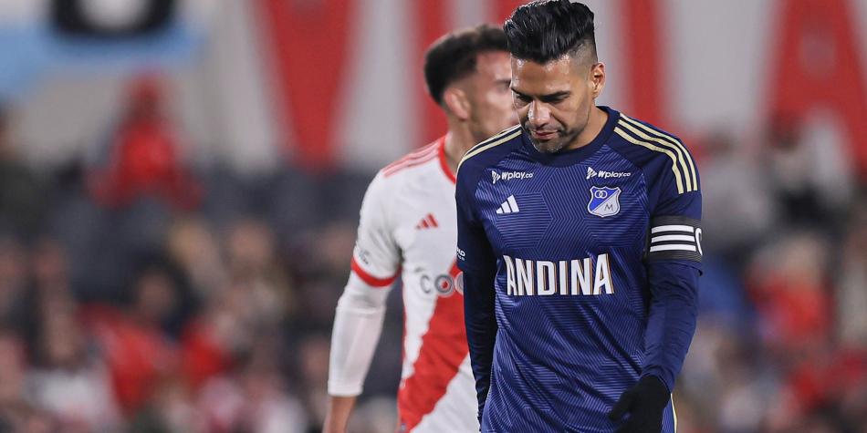 Falcao García debutó en Millonarios, contra River Plate