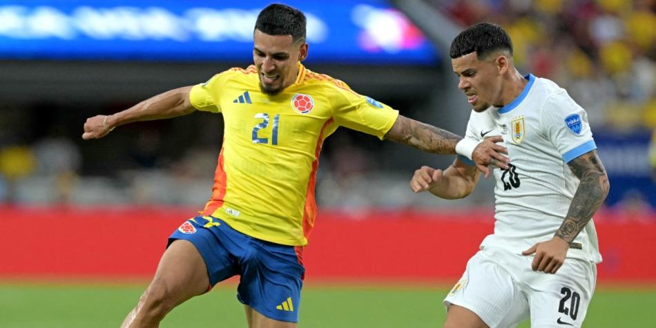 Colombia vs Uruguay en Copa América 2024