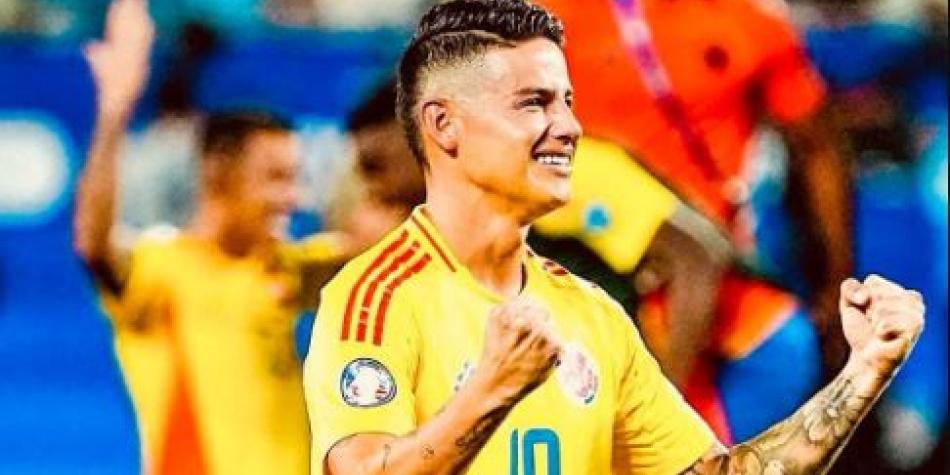 James Rodriguez en Colombia