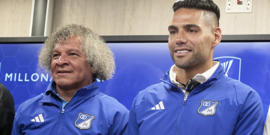Presentación de Falcao en Millonarios