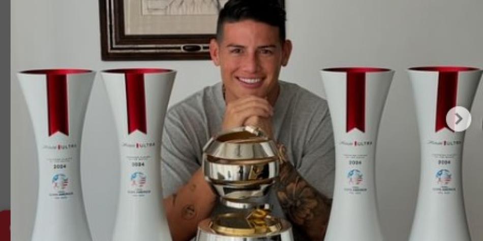 James Rodríguez, mejor de Copa América 2024