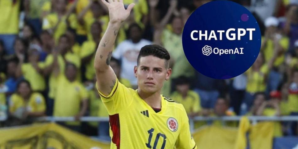 James Rodríguez y ChatGPT