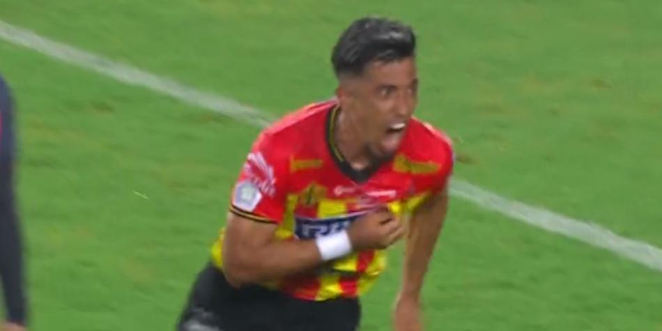 Fernando Uribe en Pereira vs Medellín