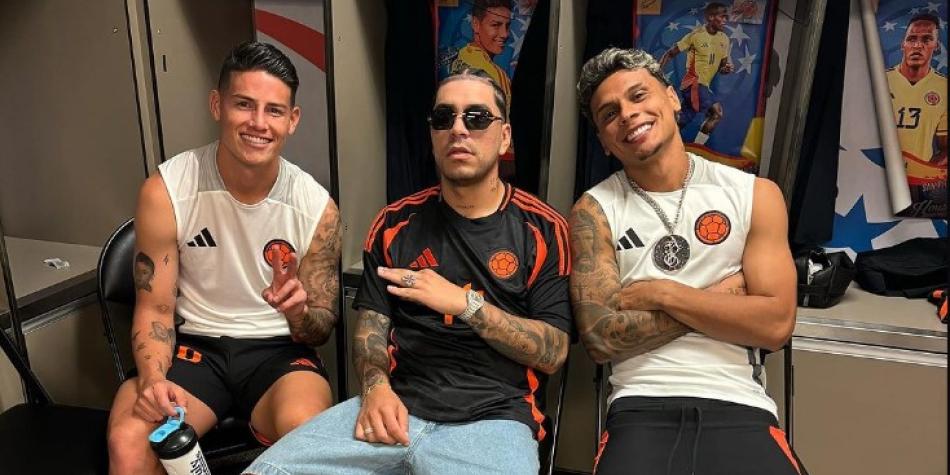 Ryan castro, James Rodríguez y Richard Ríos