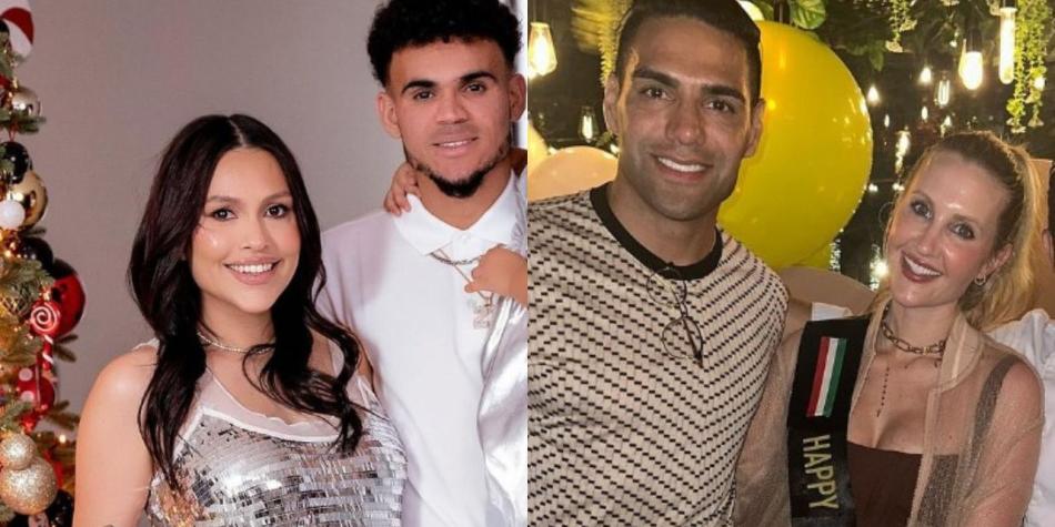 Esposas de Luis Díaz y Radamel Falcao García