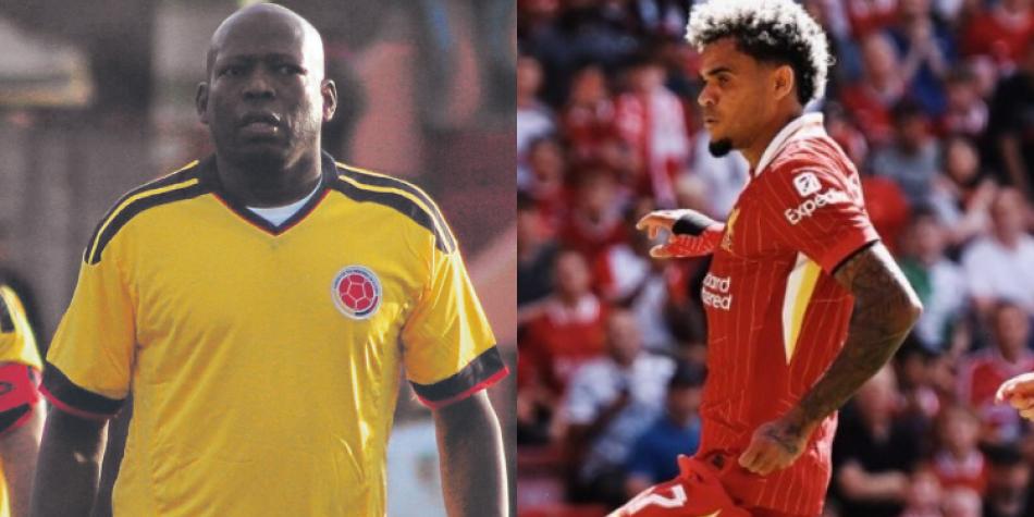 Faustino Asprilla y Luis Díaz