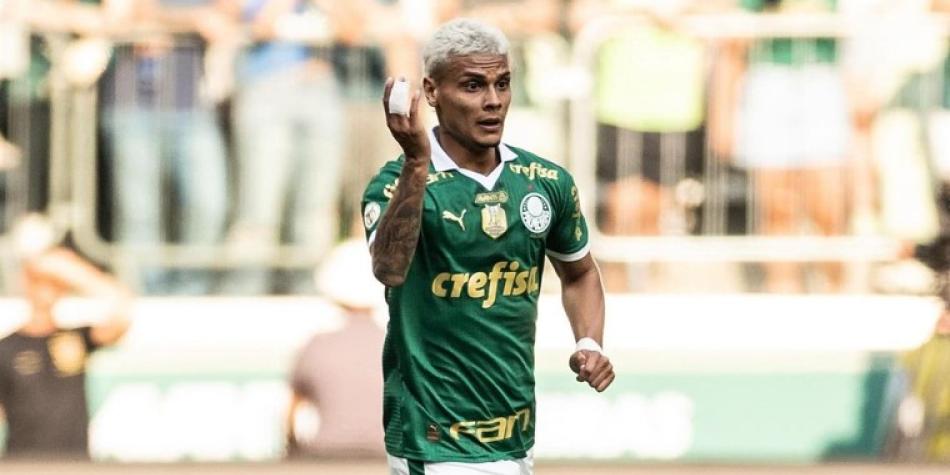 Richard Ríos en Palmeiras