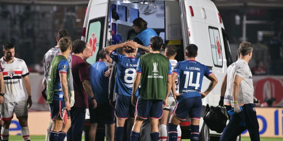 Juan Izquierdo Sao Paulo vs Nacional