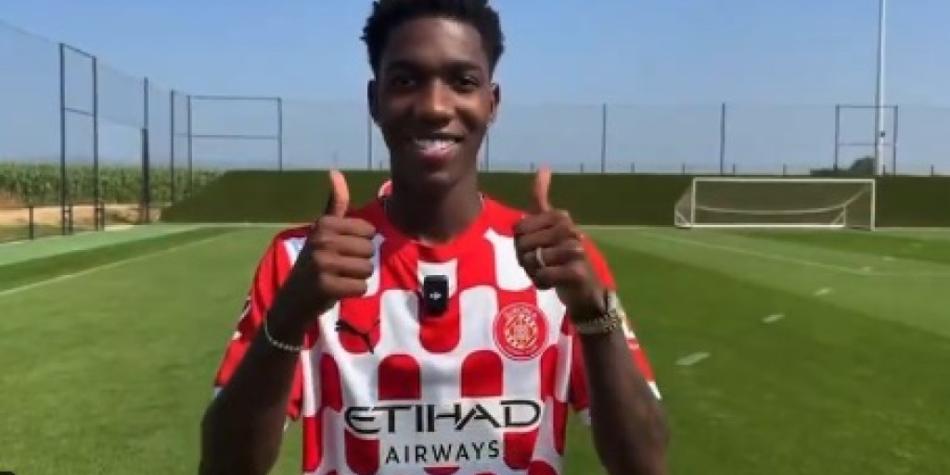 Yaser Asprilla, jugador de Girona