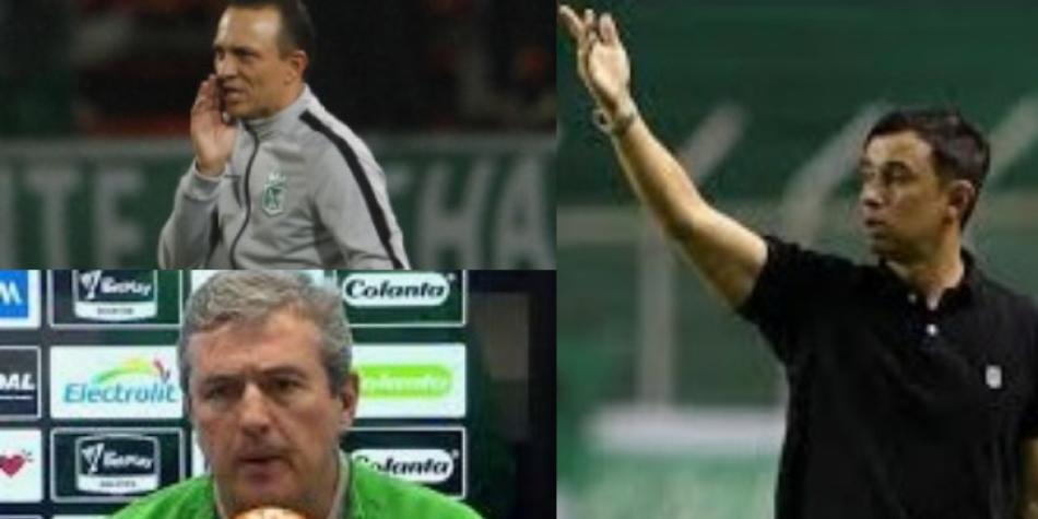 Restrepo, Pérez y Bodmer, ex técnicos de Nacional