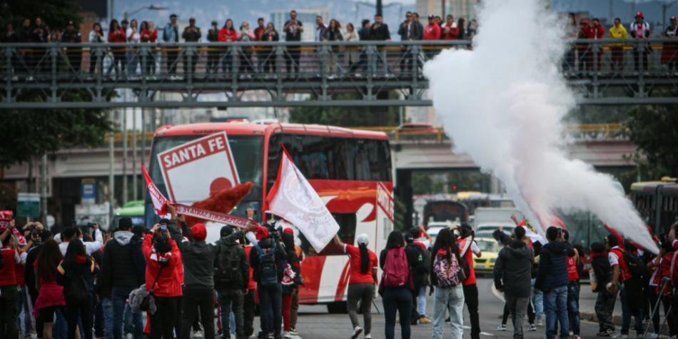 Independiente Santa Fe hinchas