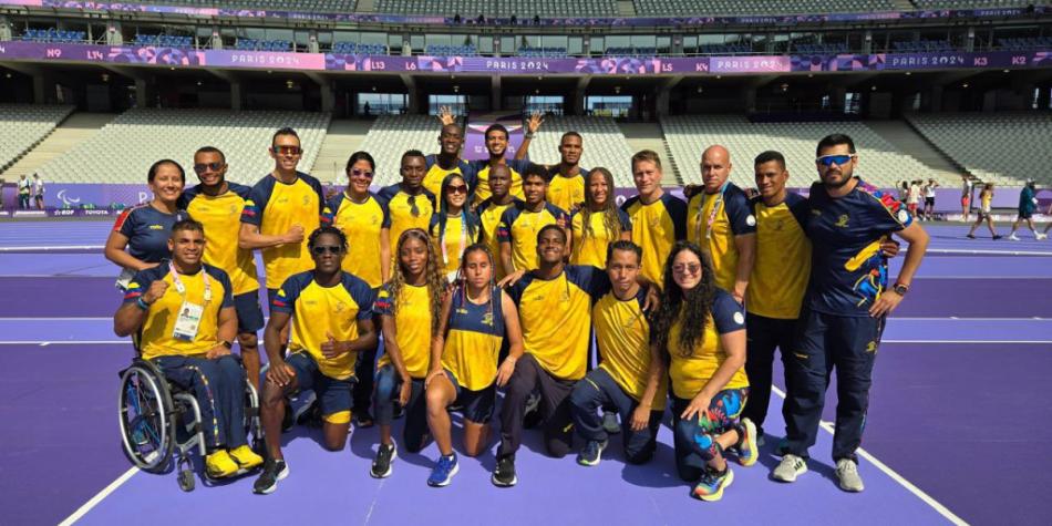 Equipo de para-atletismo colombiano