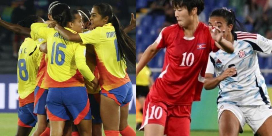Corea del Norte y Colombia.
