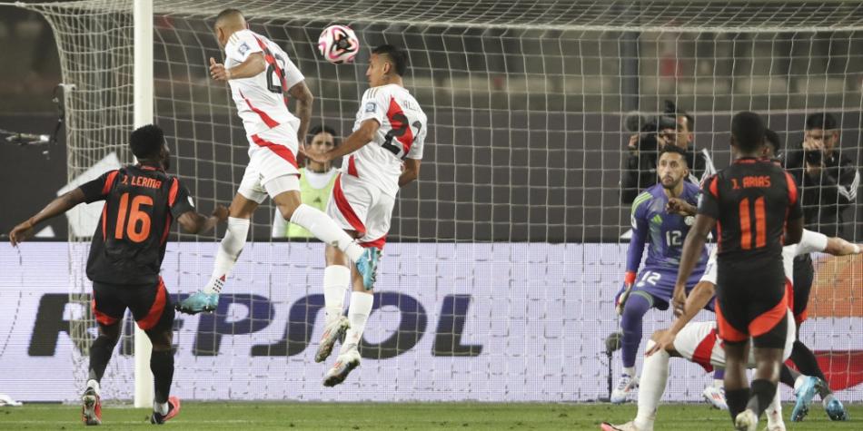 Perú vs Colombia en Eliminatorias 2026