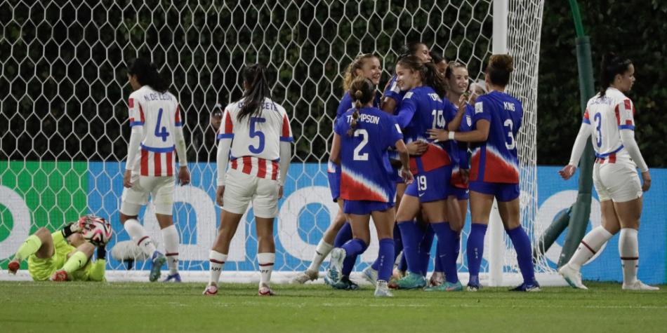 Estados Unidos vs Paraguay en Mundial Femenino Sub-20