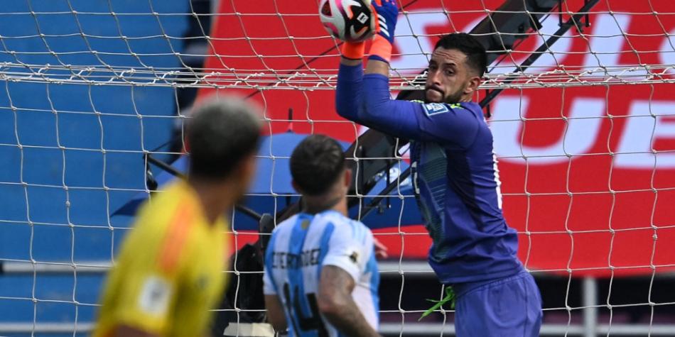 Camilo Vargas en Colombia vs Argentina
