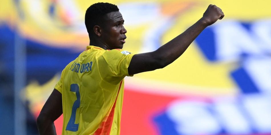 Yerson Mosquera en Colombia vs Argentina