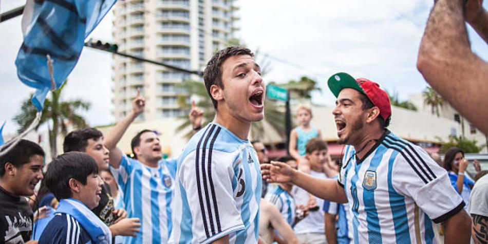 Hinchas argentinos