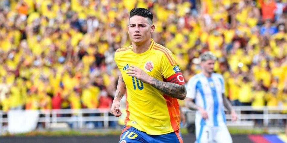 James Rodríguez en Colombia.