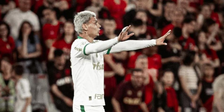 Richard Ríos en Palmeiras