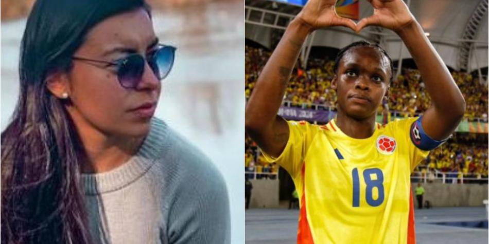 Yoreli Rincón y Linda Caicedo