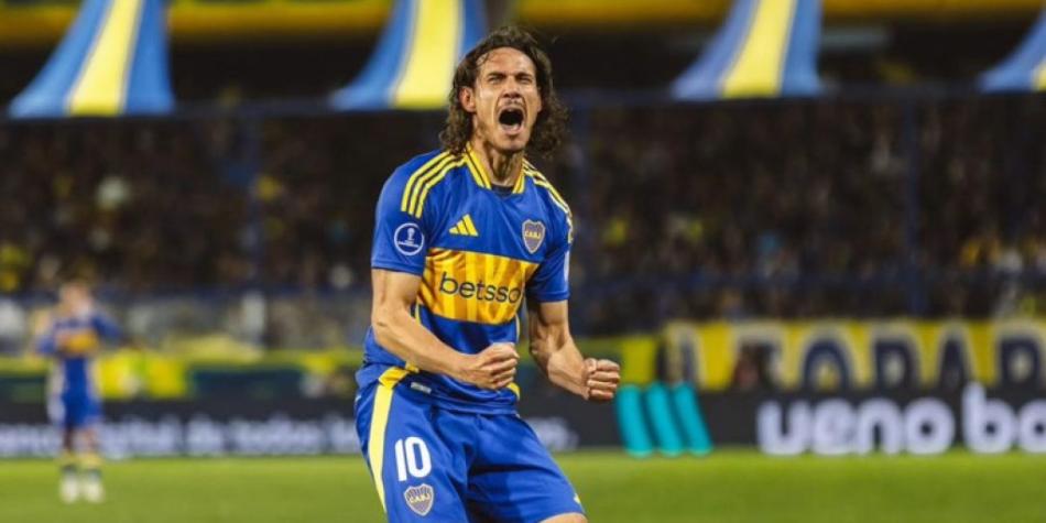 Edinson Cavani en Boca Juniors