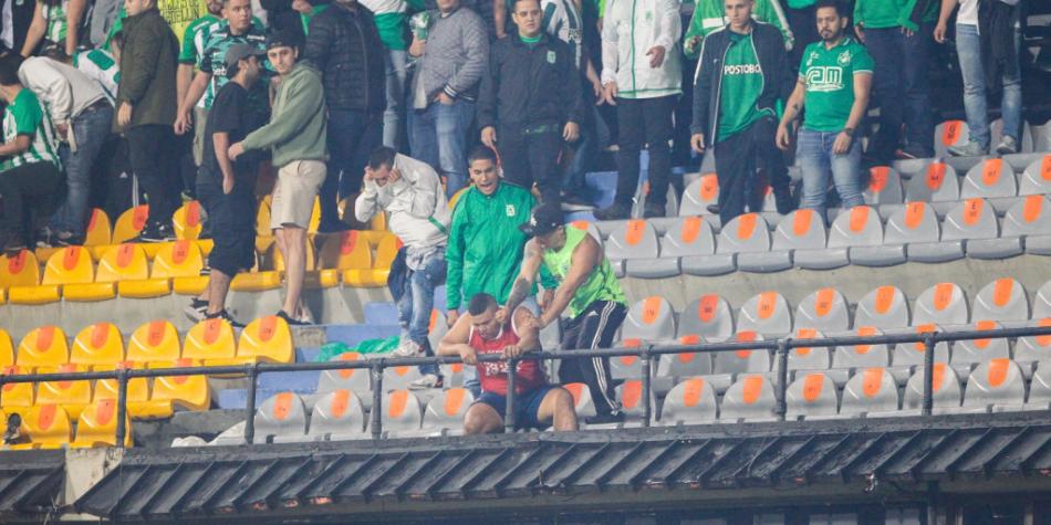 Desmanes Nacional vs Junior