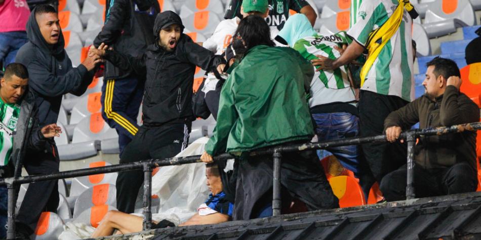 Desmanes Nacional vs Junior