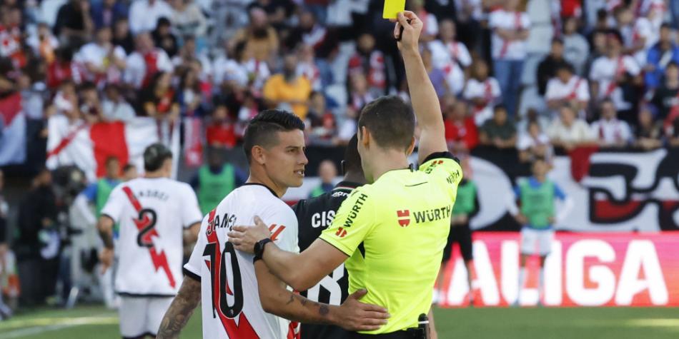 James Rodríguez en Rayo Vallecano vs Leganés